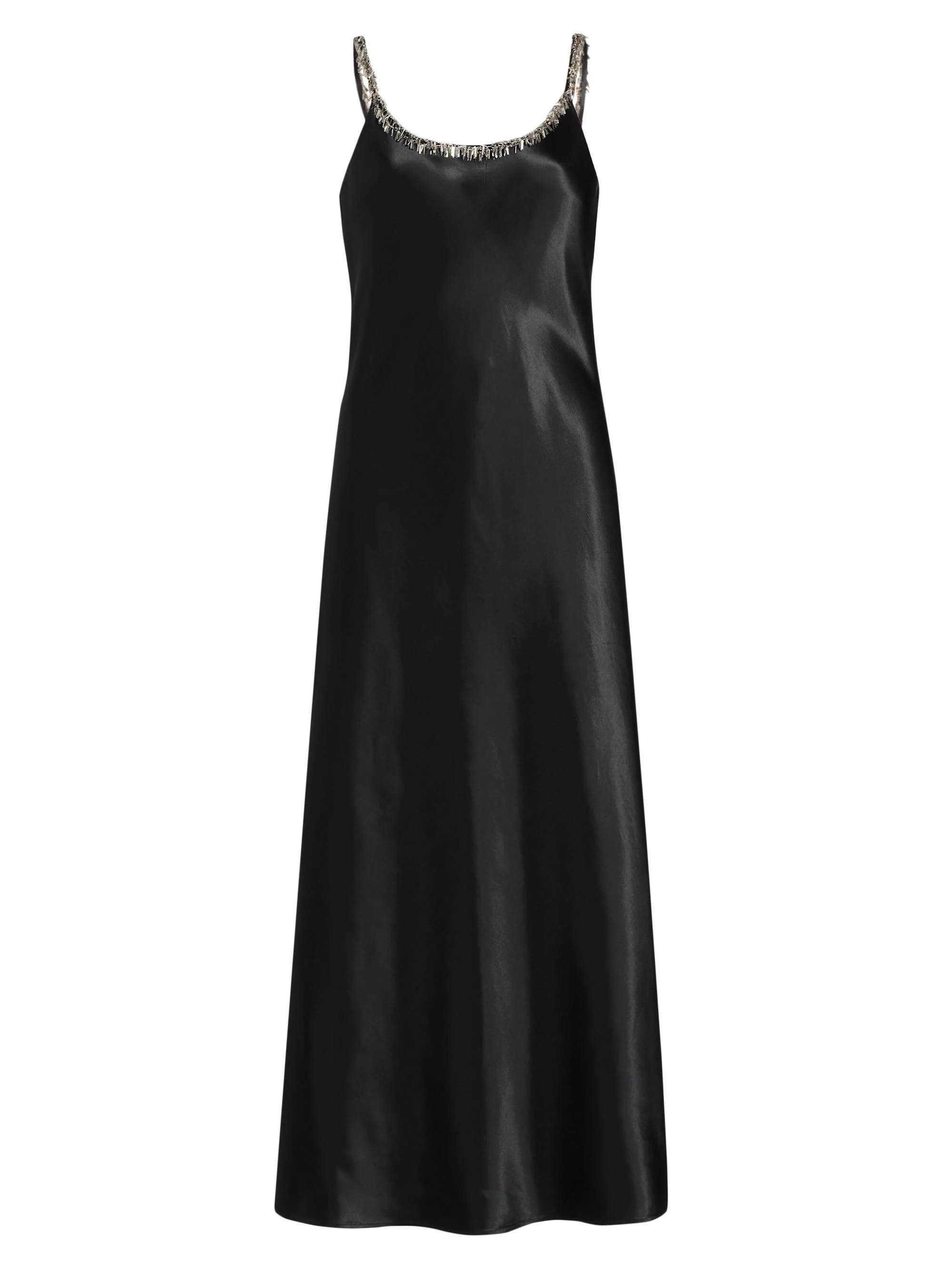 Women's Alessia Beaded Scoopneck Maxi Dress - Black - 1