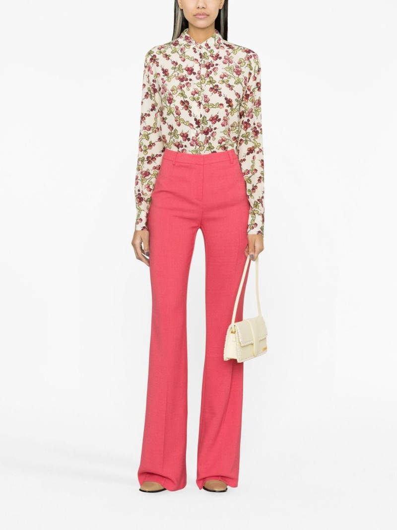Etro mid-rise flared trousers outlook
