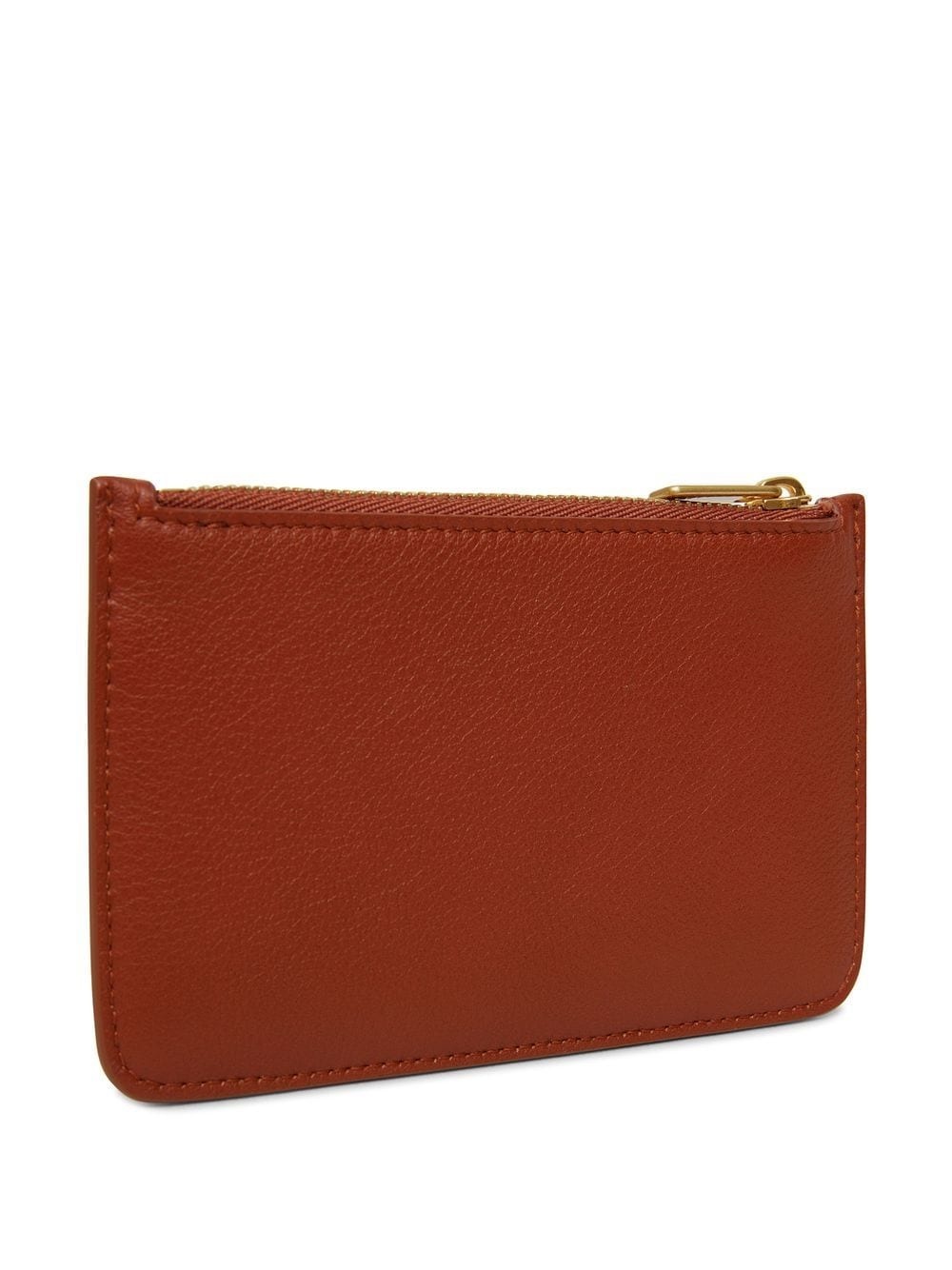 zipped leather cardholder - 2