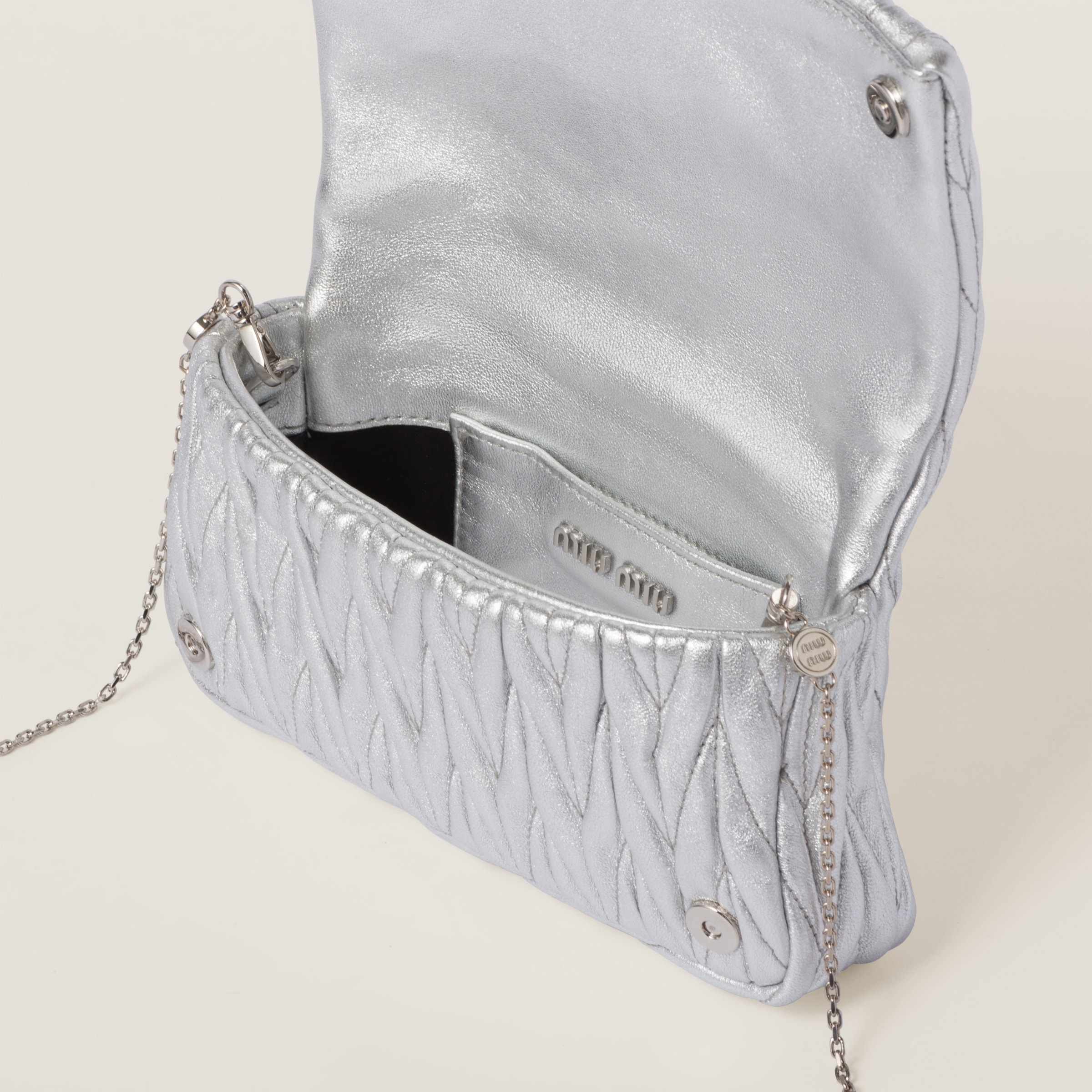 Matelassé nappa leather mini-bag - 6