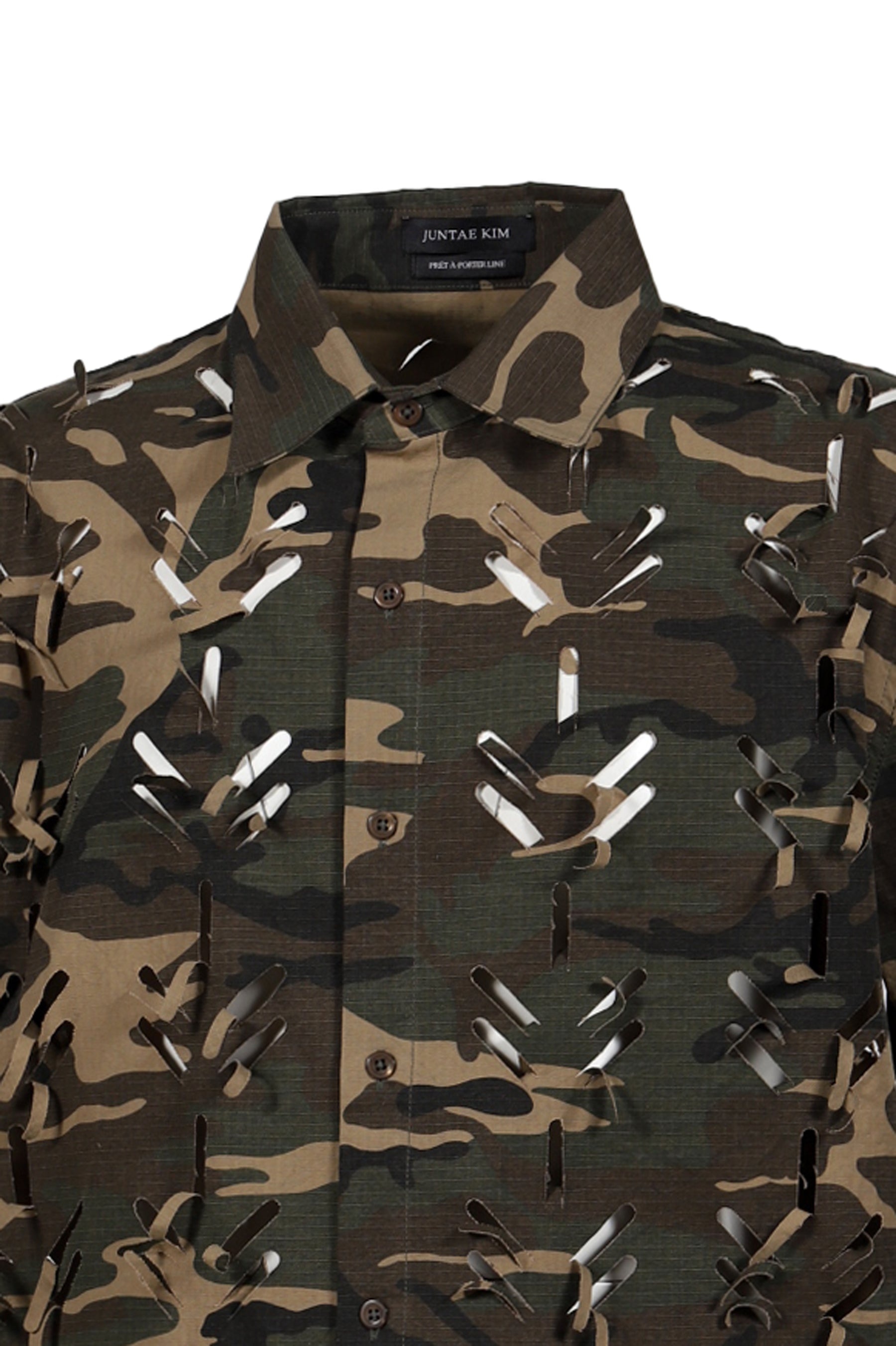 LASER SLASHED SHIRTS / CAMO - 4