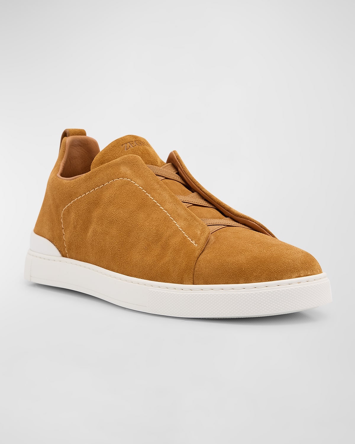 Men's Triple Stitch Suede Sneakers - 3