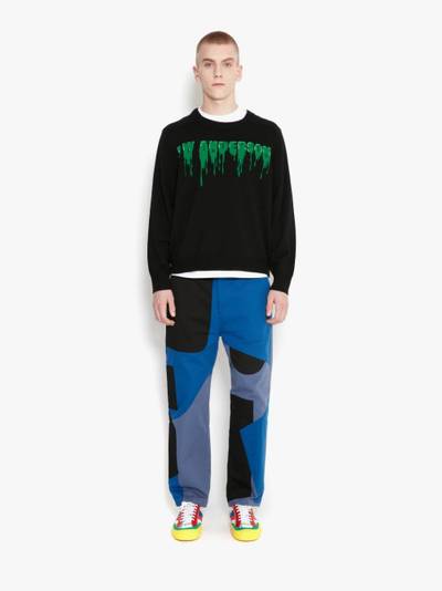 JW Anderson PATCHWORK FATIGUE TROUSERS outlook