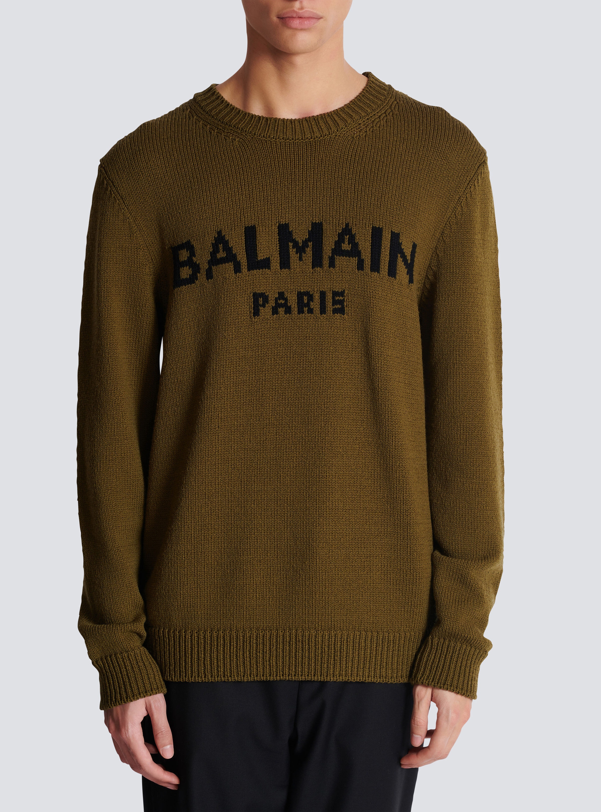 Wool Balmain Paris jumper - 5
