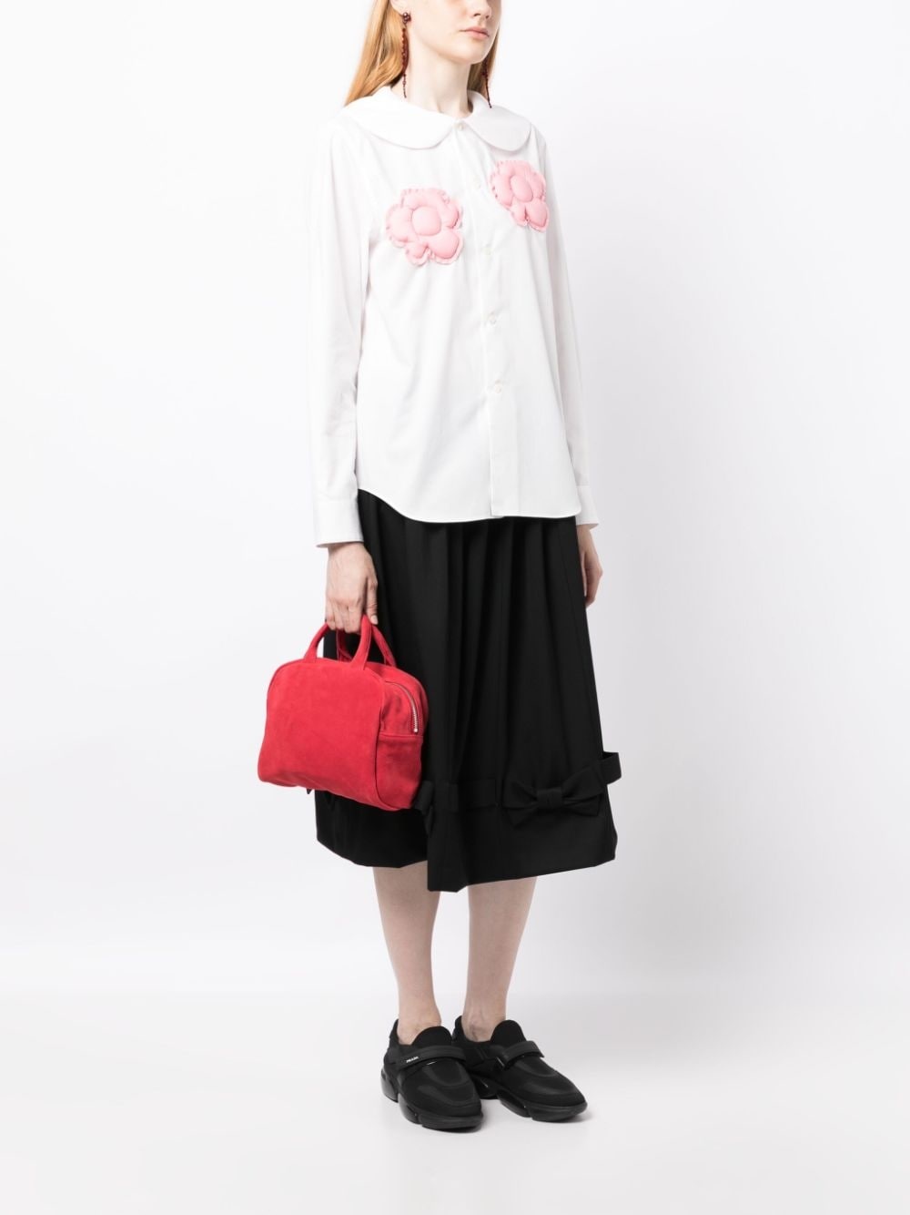 mini suede hand bag - 2
