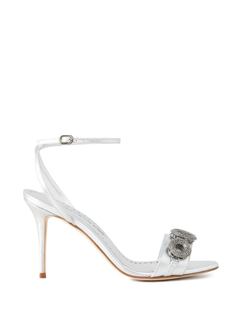 crystal-embellished sandals 1