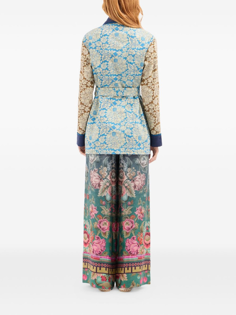 Ricordo floral-print shawl-collar jacket 4