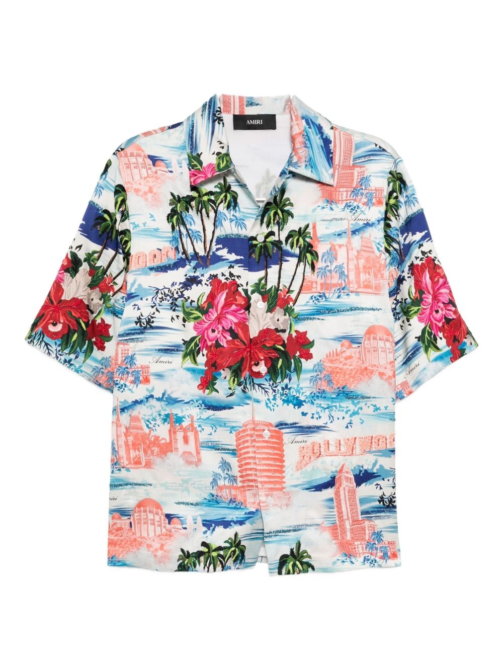 TROPICAL-PRINT SHORT-SLEEVE SHIRT - 1