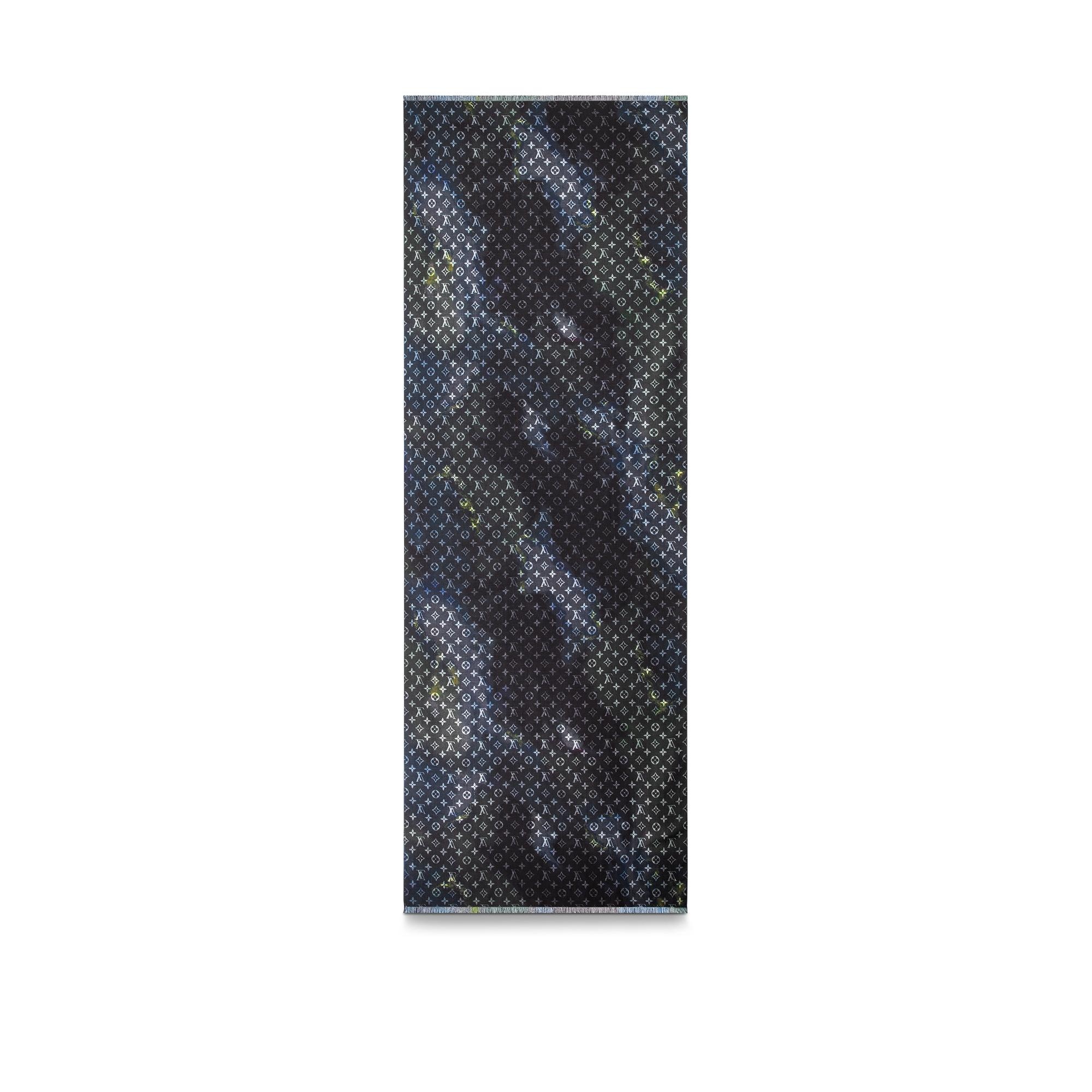 Monogram Tie And Dye Stole - 7
