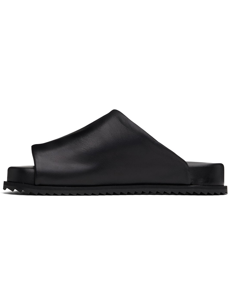 Black Finn Slider Sandals 3