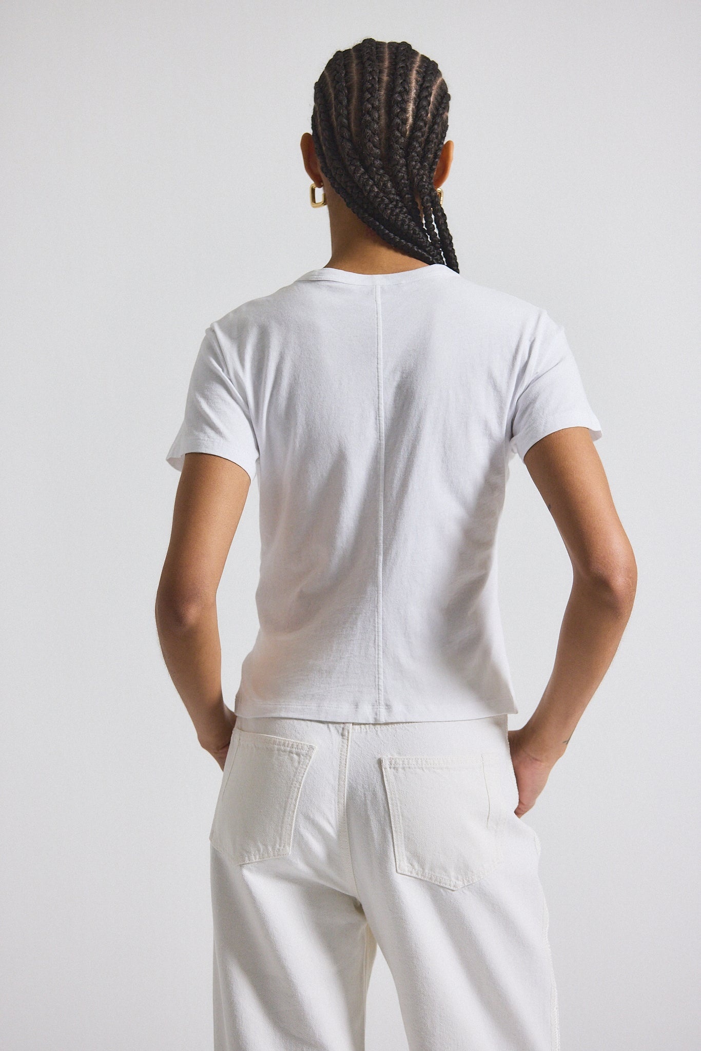 SONO COTTON JERSEY TIE FRONT TEE - 5