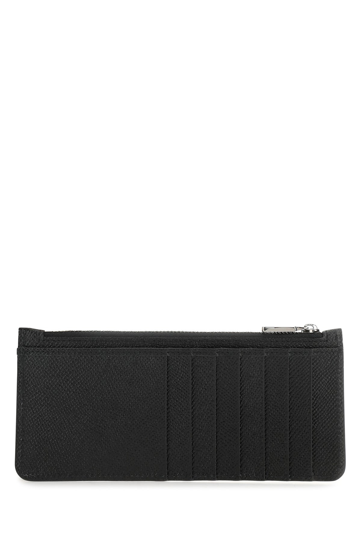 Black leather card holder - 3
