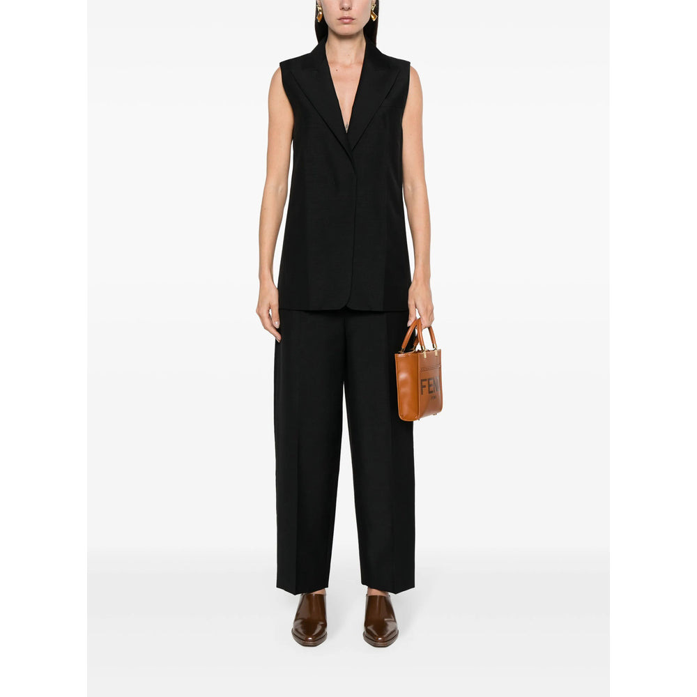 Fendi Black Jackets - Waistcoat & Gilets Women - 5