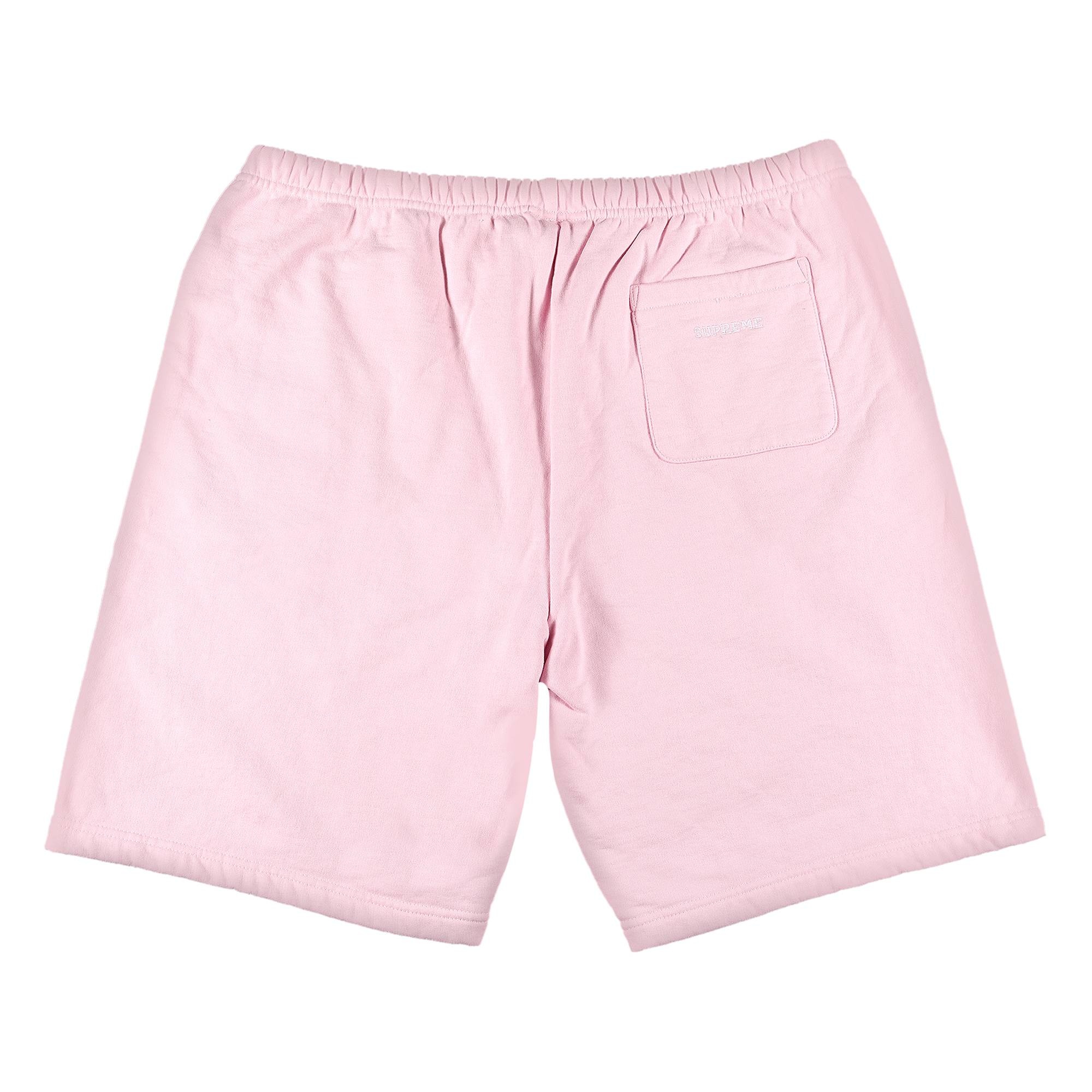 Supreme Embroidered S Sweatshort 'Light Pink' - 2