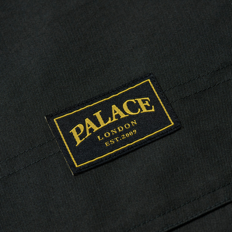 COTTON TWILL OVERSHIRT WASHED BLACK 3