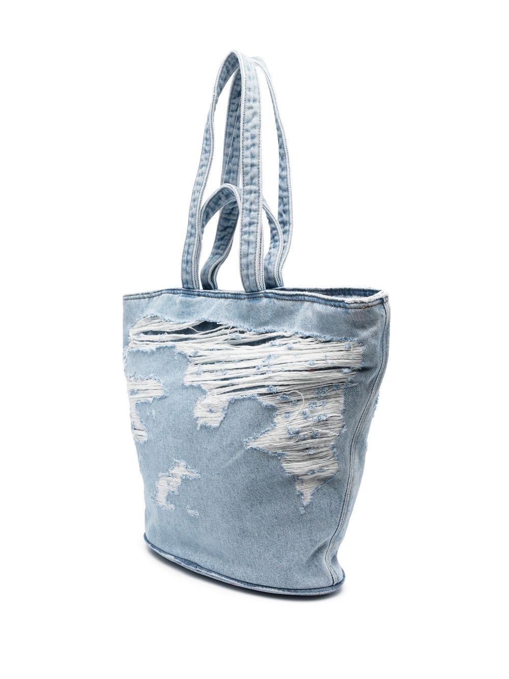 rip-detailed tote bag - 3
