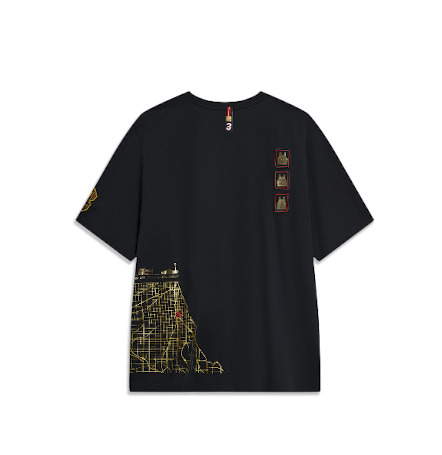 Li-Ning Way of Wade Hall of Fame 2023 T-Shirt 1 'Black' AHST919-1 - 2
