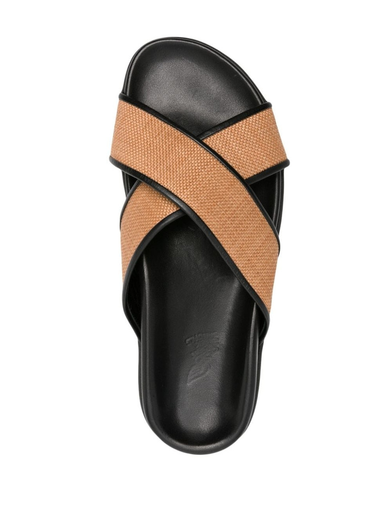 Thais flat leather sandals 4