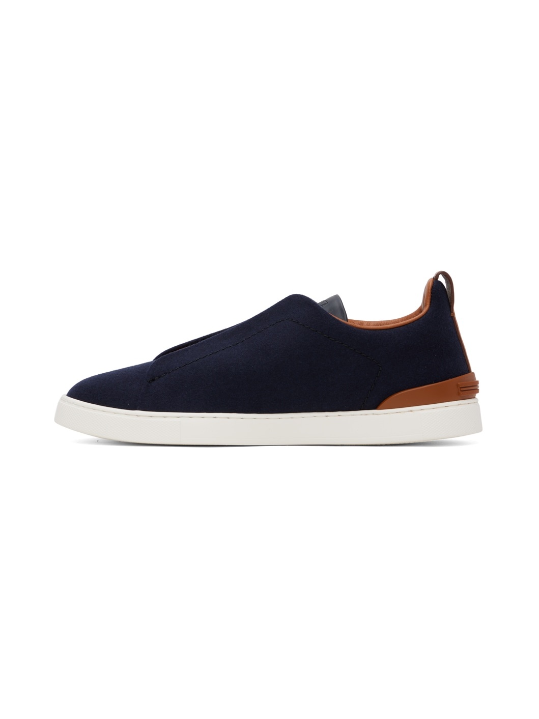 Navy Triple Stitch Sneakers - 3