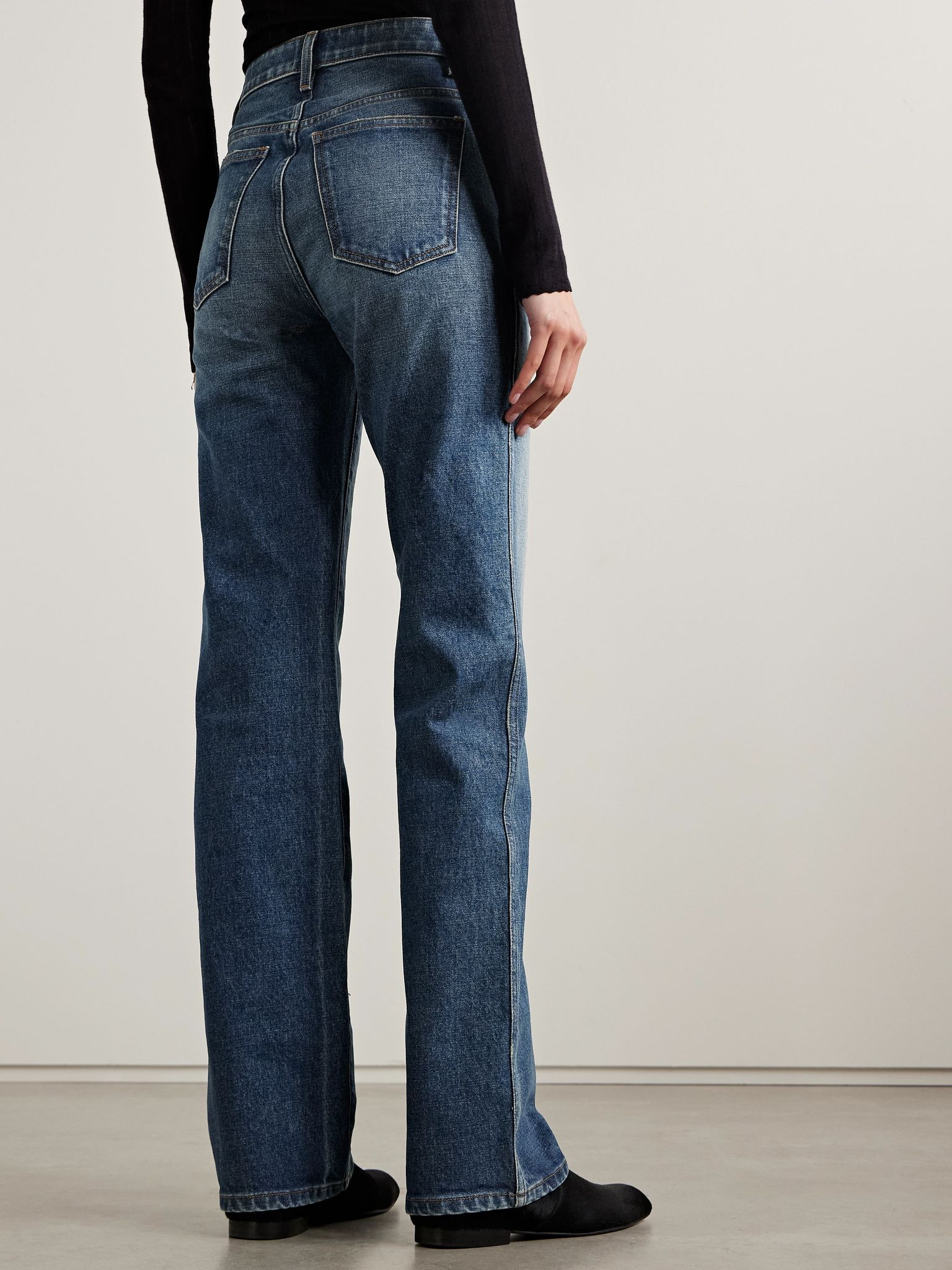 Danielle high-rise slim-leg jeans Mid denim - 4