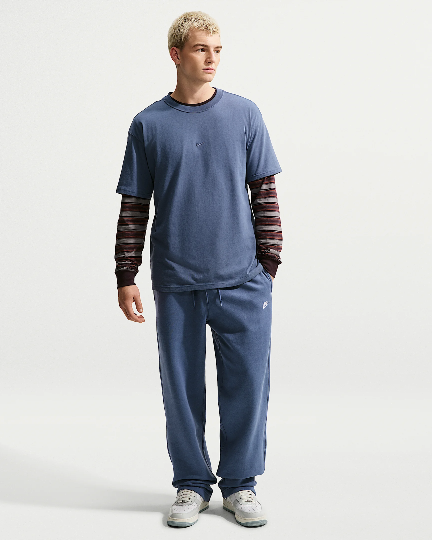 Nike Club Men's Open-Hem Fleece Pants - 1