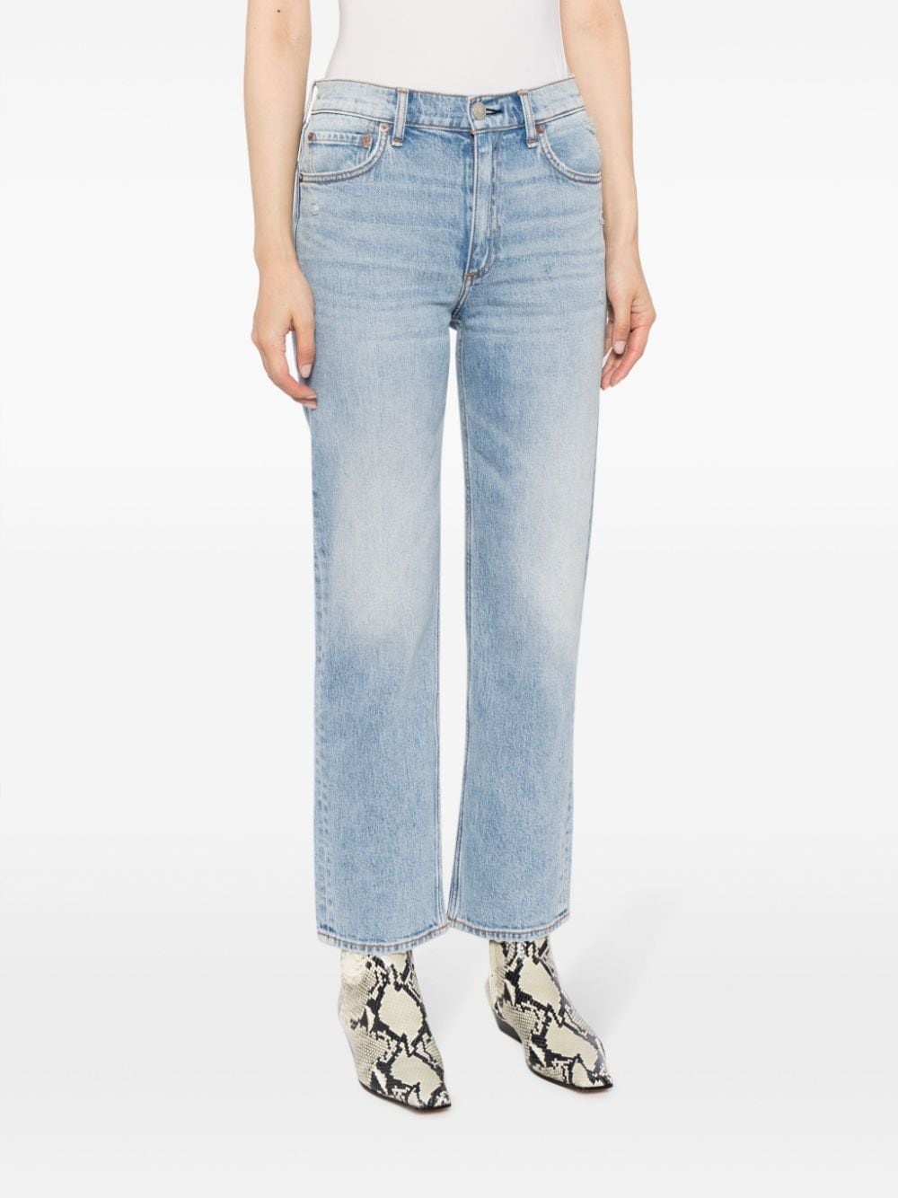 mid-rise bootcut jeans - 3