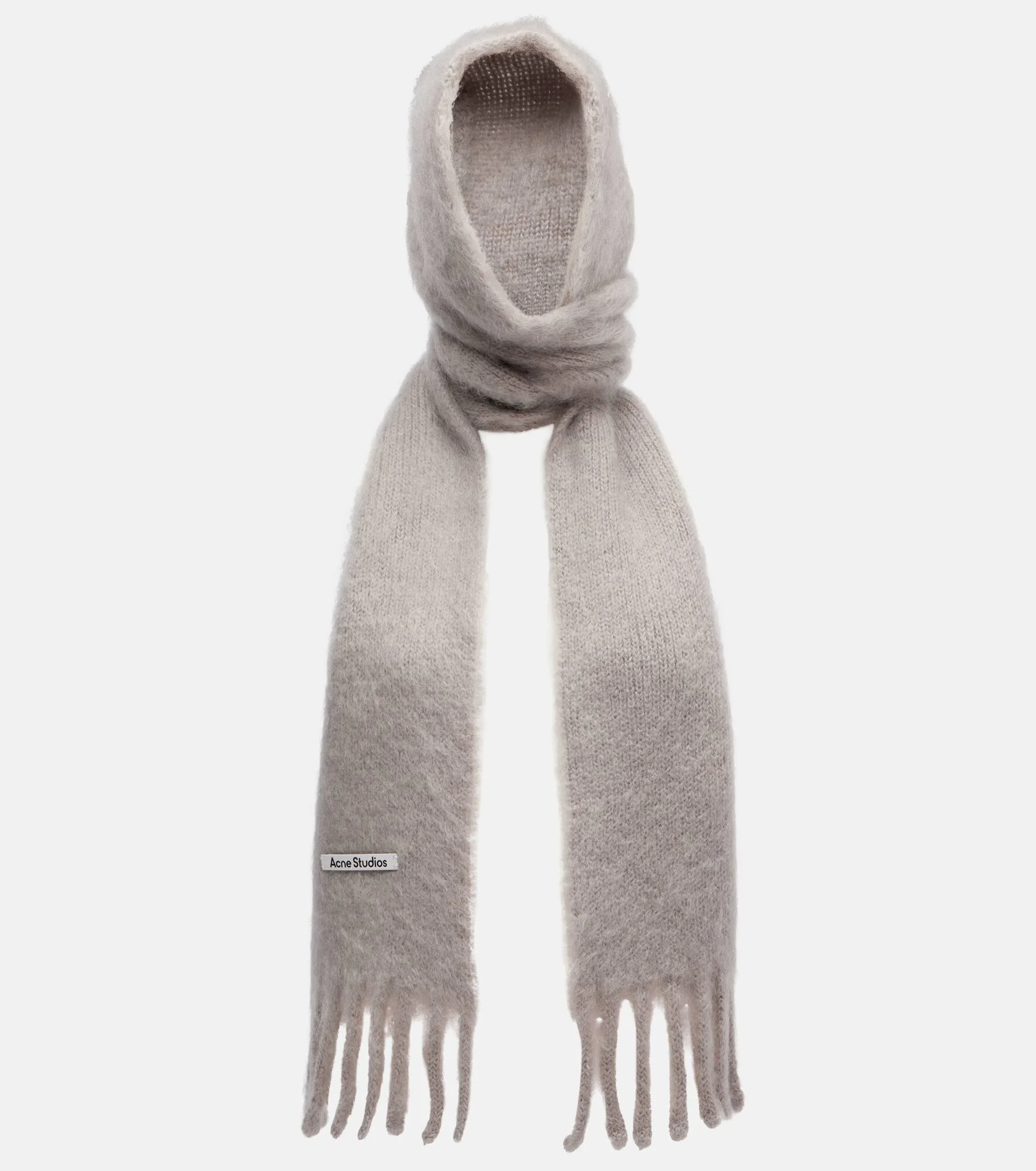 Kooder hooded mohair and wool-blend scarf - 1