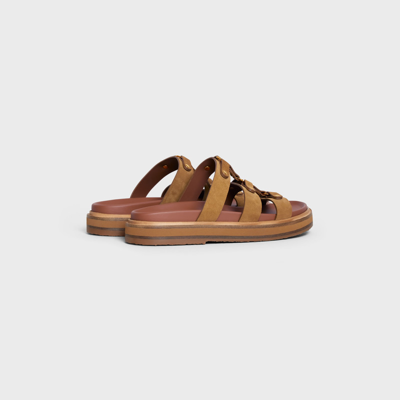CELINE SLIDES TIPPI in Suede Calfskin outlook