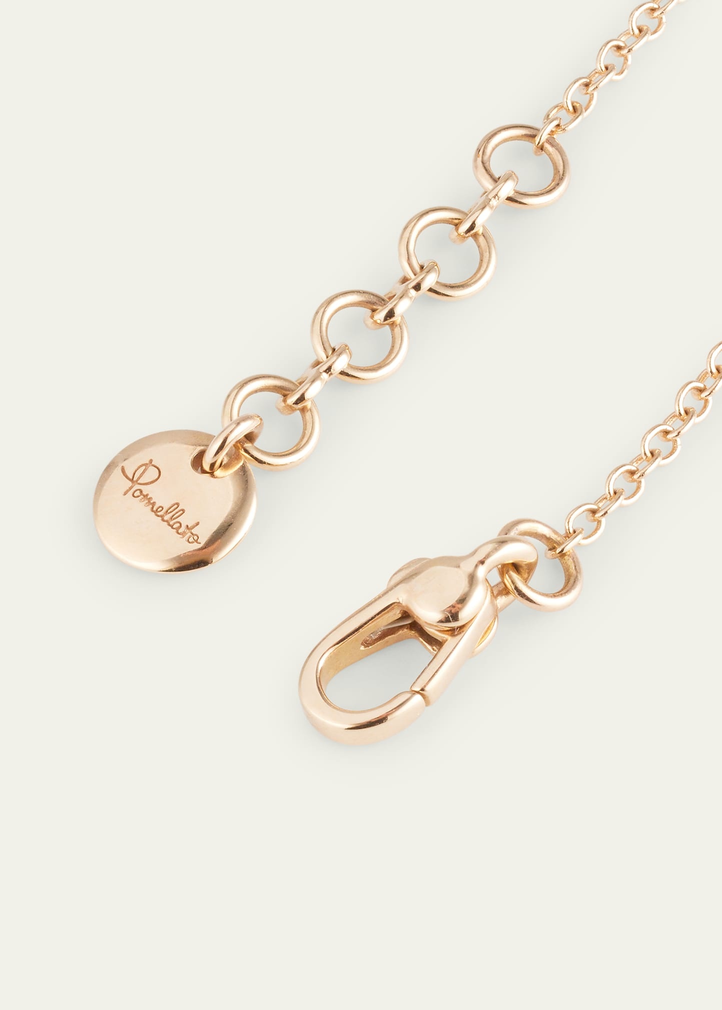 18K Rose Gold Pom Pom Dot Grey and White Mother of Pearl Bracelet - 4