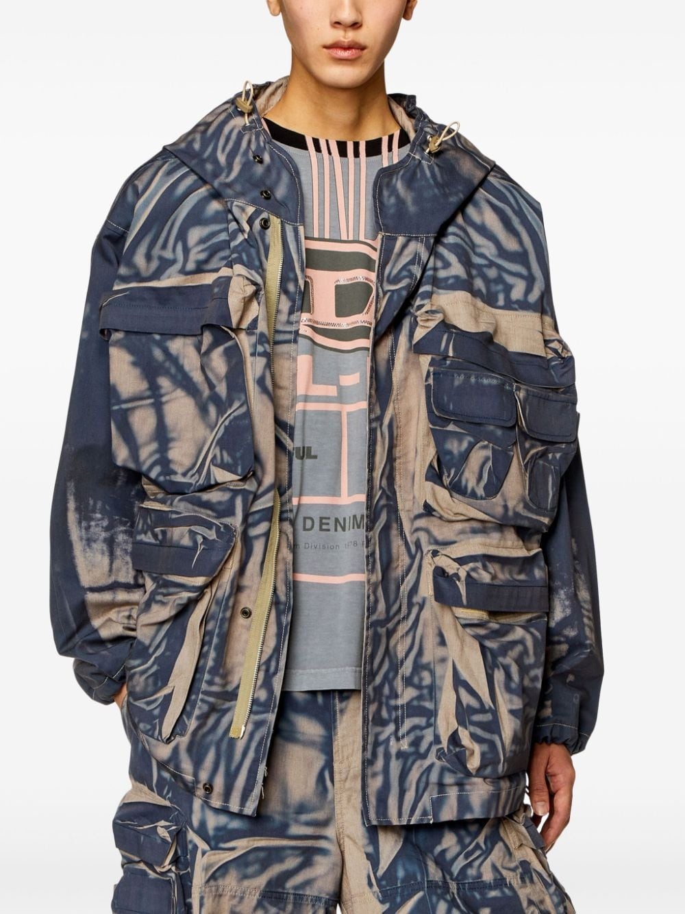 J-Cadmus creased-effect cargo jacket - 3