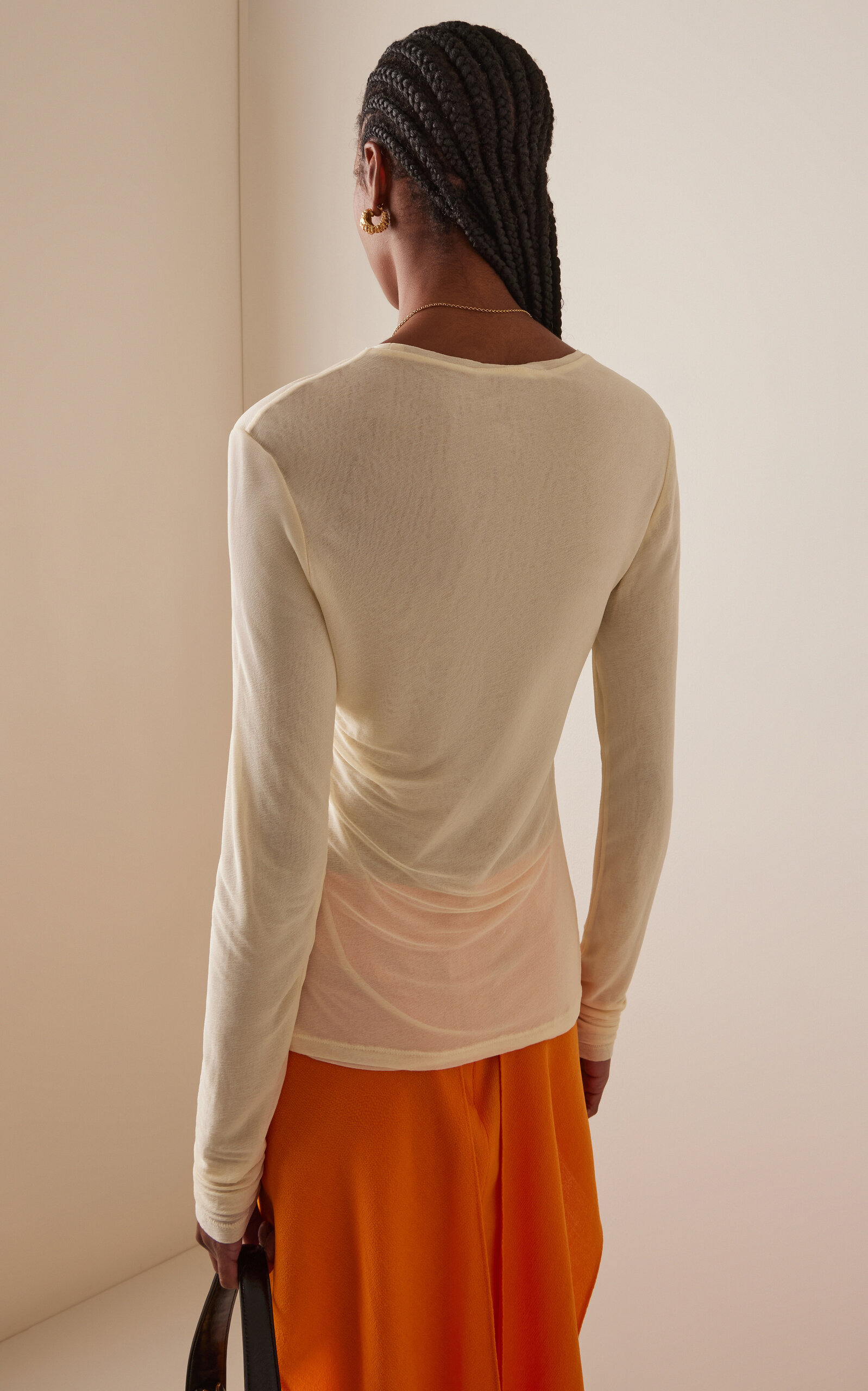 Rosalie Jersey Top yellow - 4