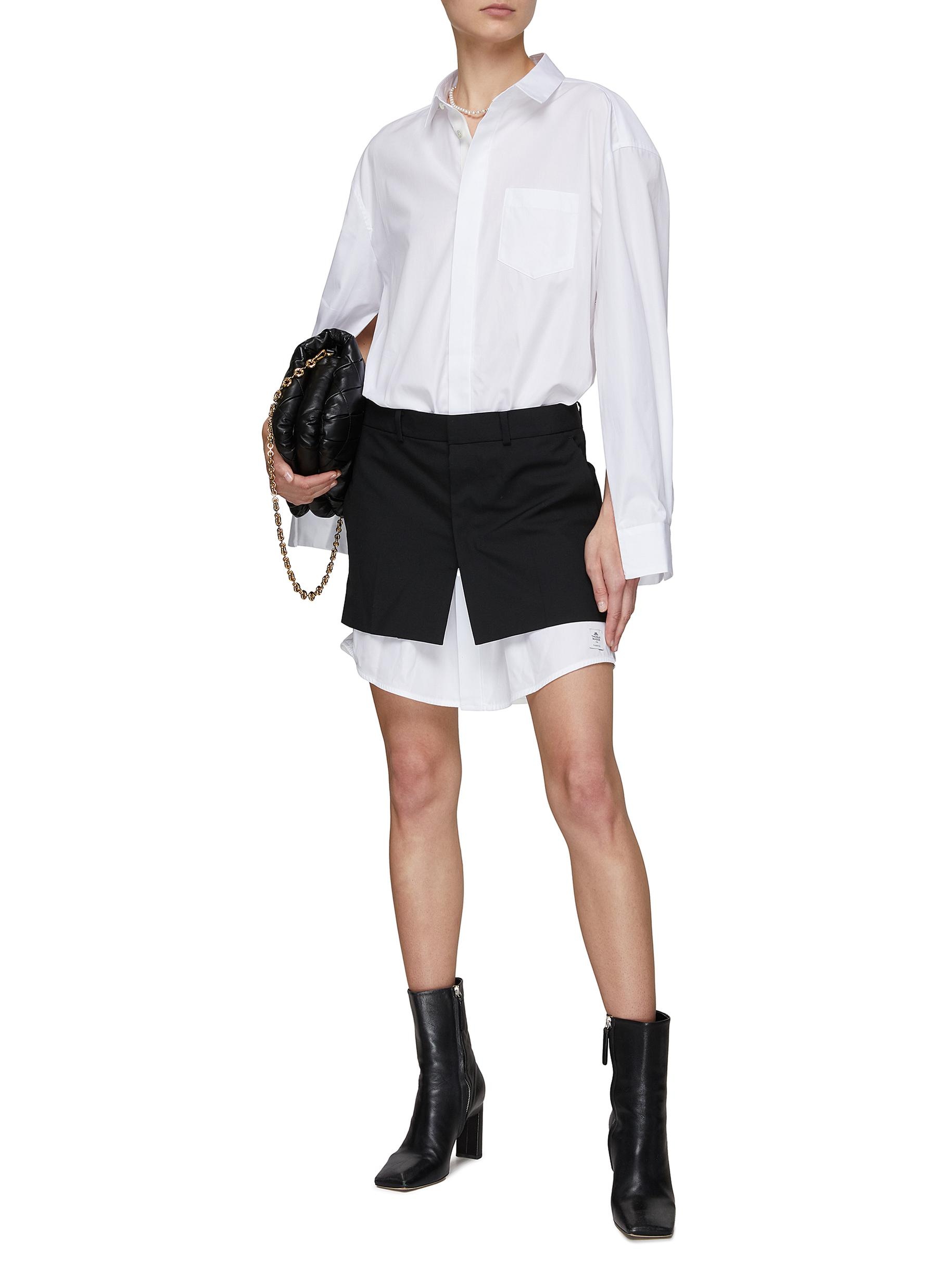 【美品】sacai Thomas Mason Suiting Dress Sacai Thomas Mason Cotton Poplin Dress | Wardrobe Icons