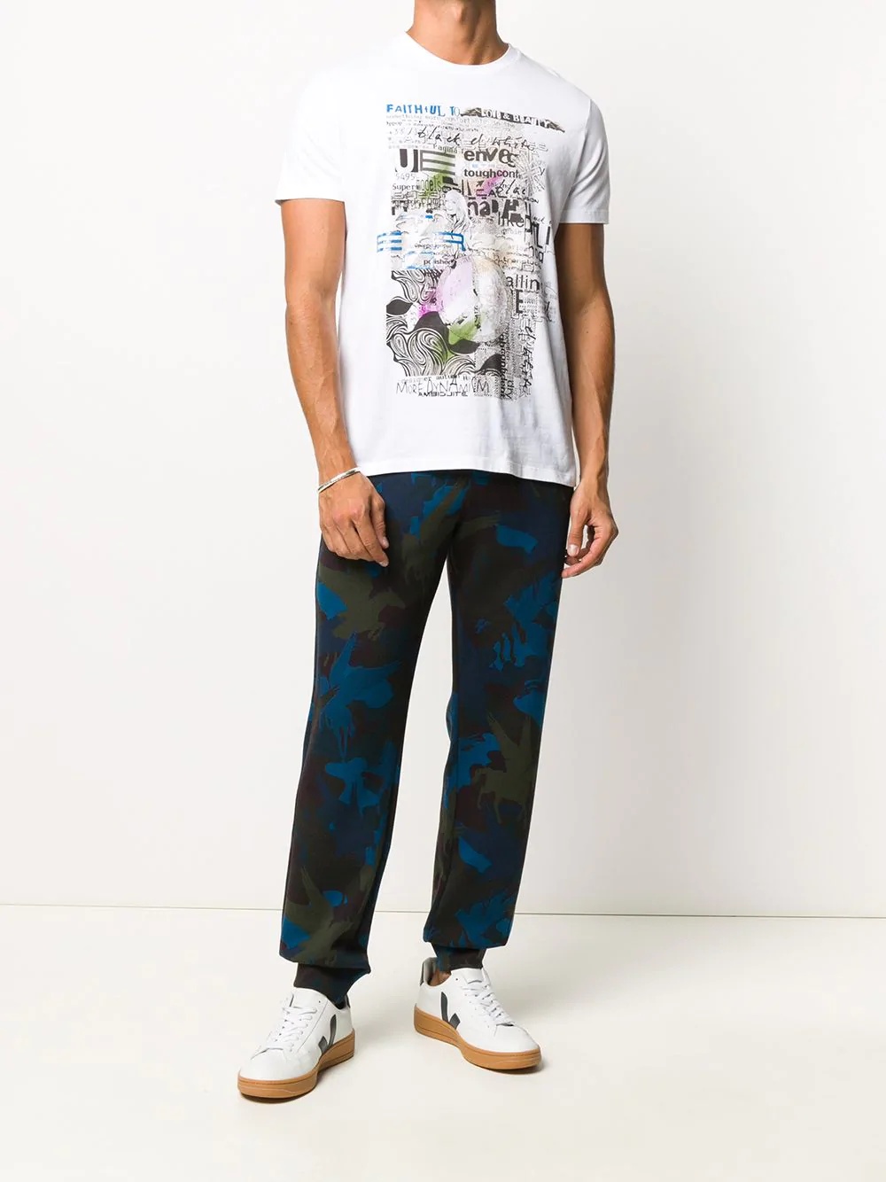 Pegasus print track trousers - 2