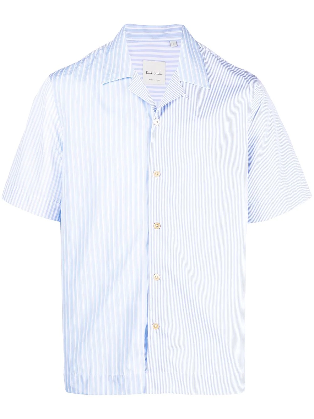 two-tone short-sleeve shirt - 1