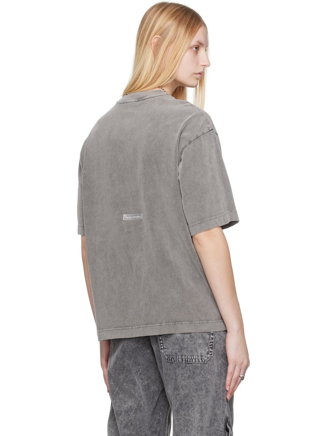 Gray Relaxed Fit T-shirt - 3