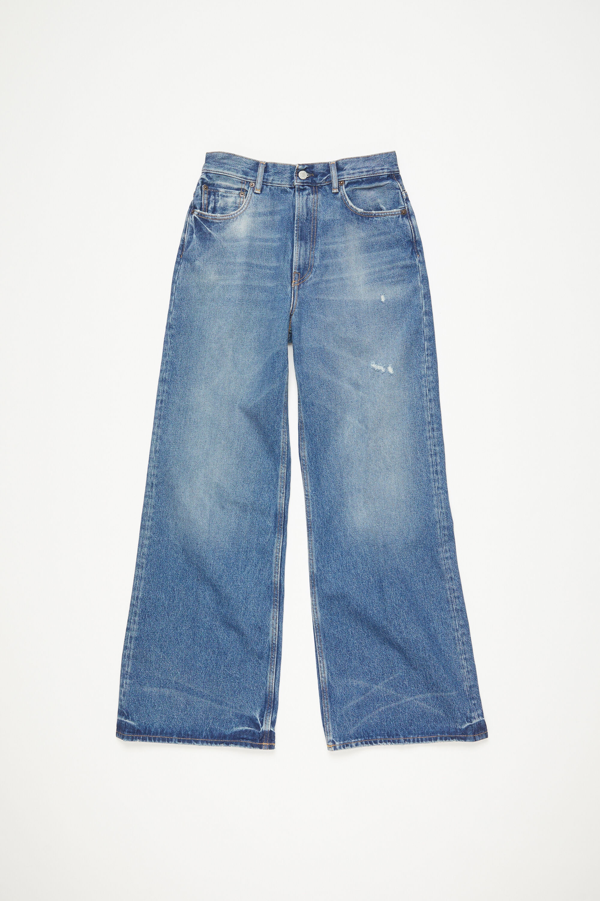 Relaxed fit jeans - 2022F - Mid blue - 1