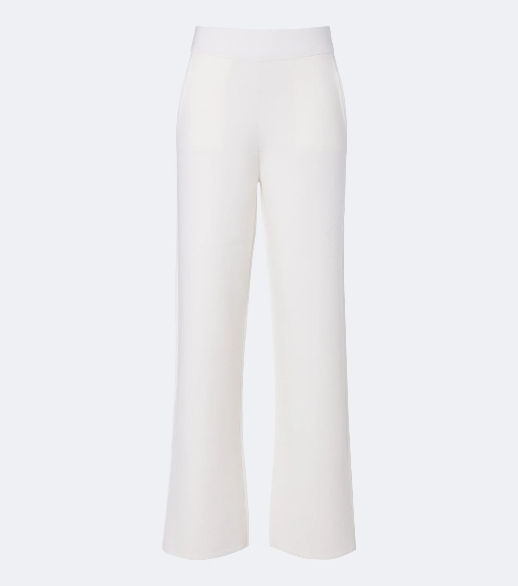 Wool-blend wide-leg pants - 1