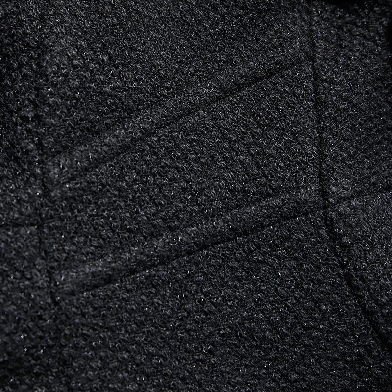 Black Tailored Textured Top 6