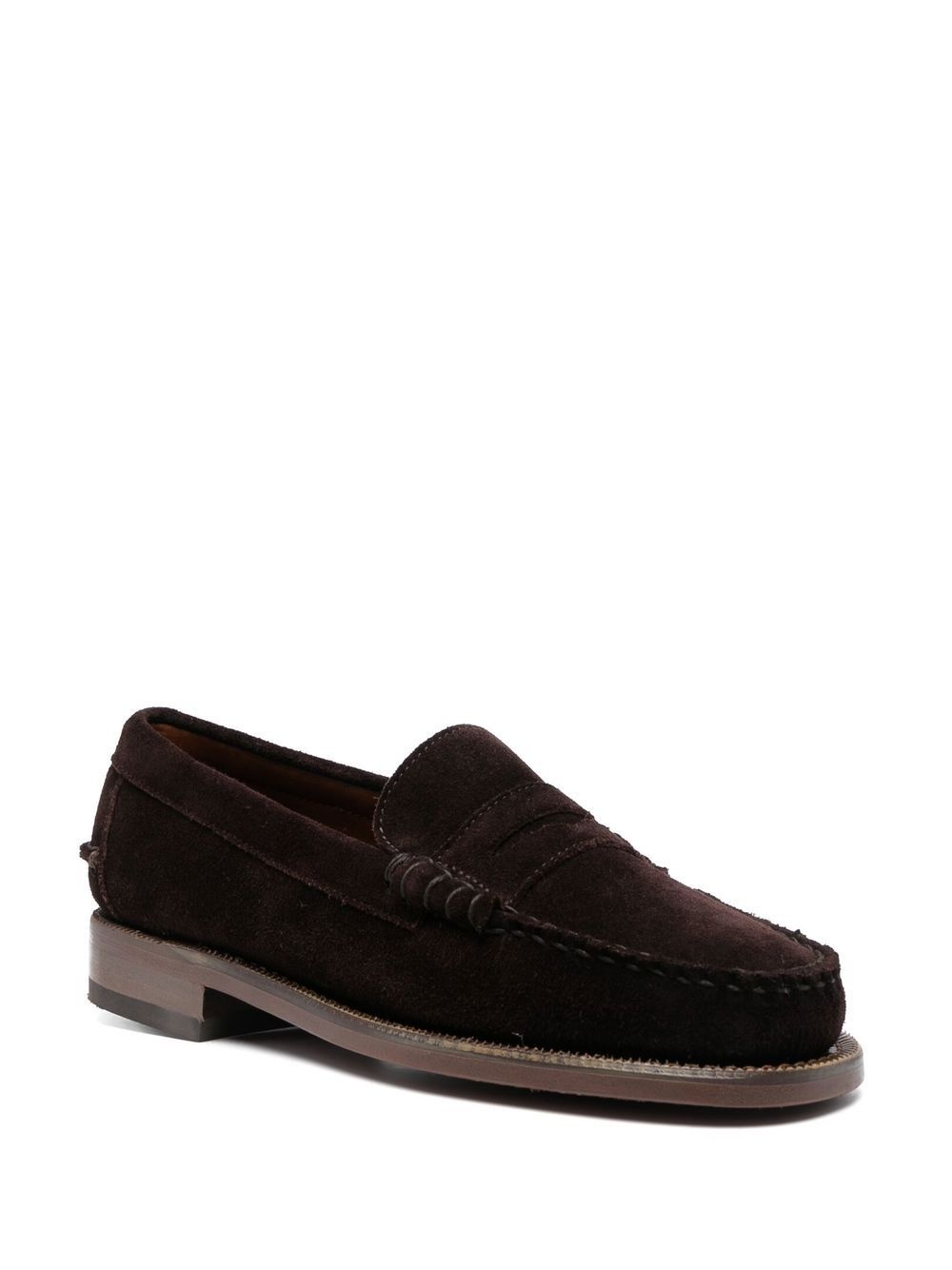 round-toe penny loafers - 2