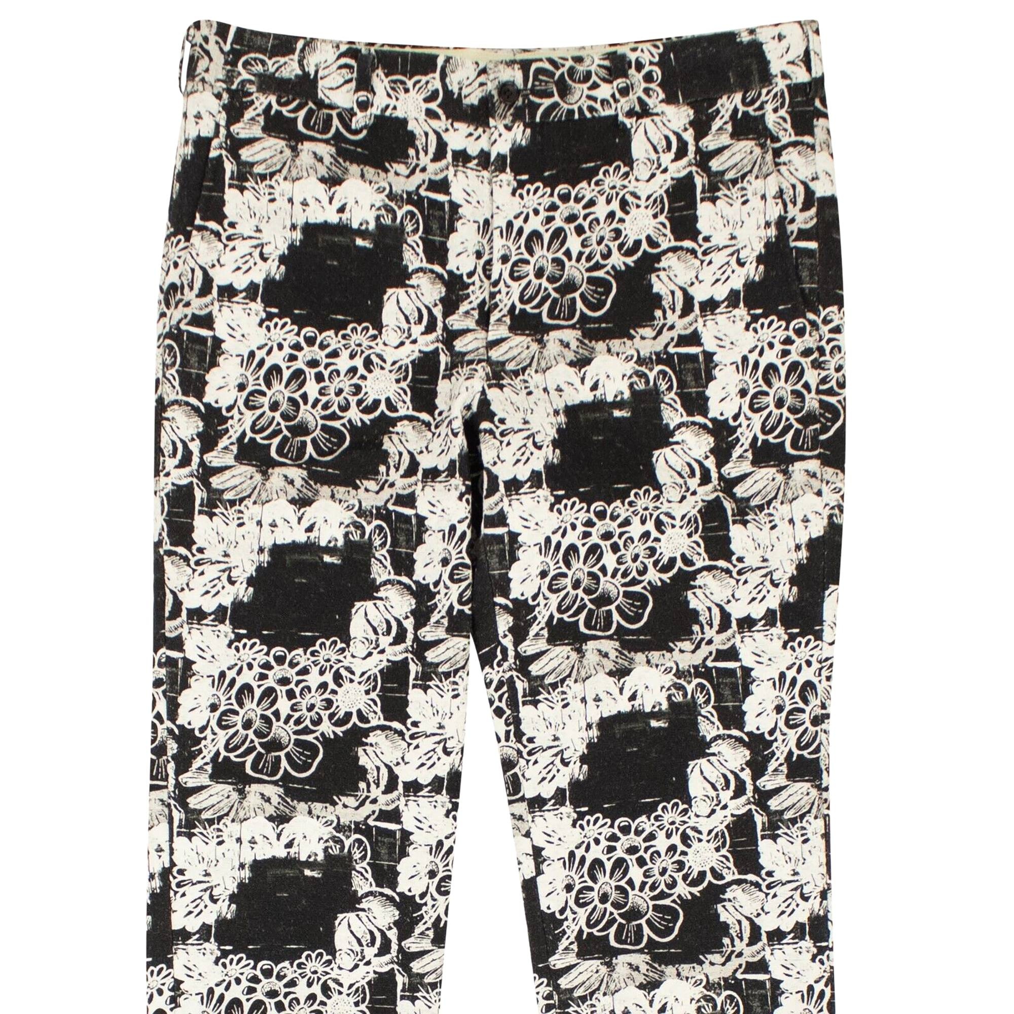 Comme des Garçons Floral Pants 'Multicolor' - 3