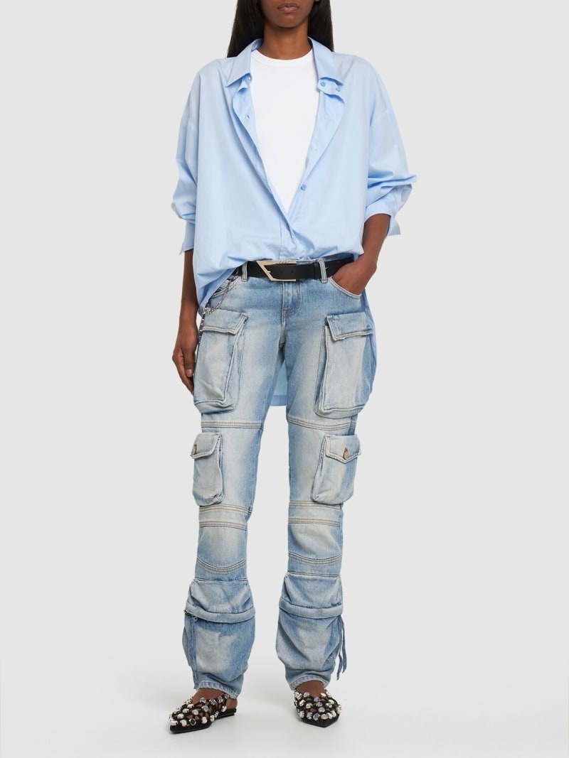 Essie denim low waist cargo jeans - 2