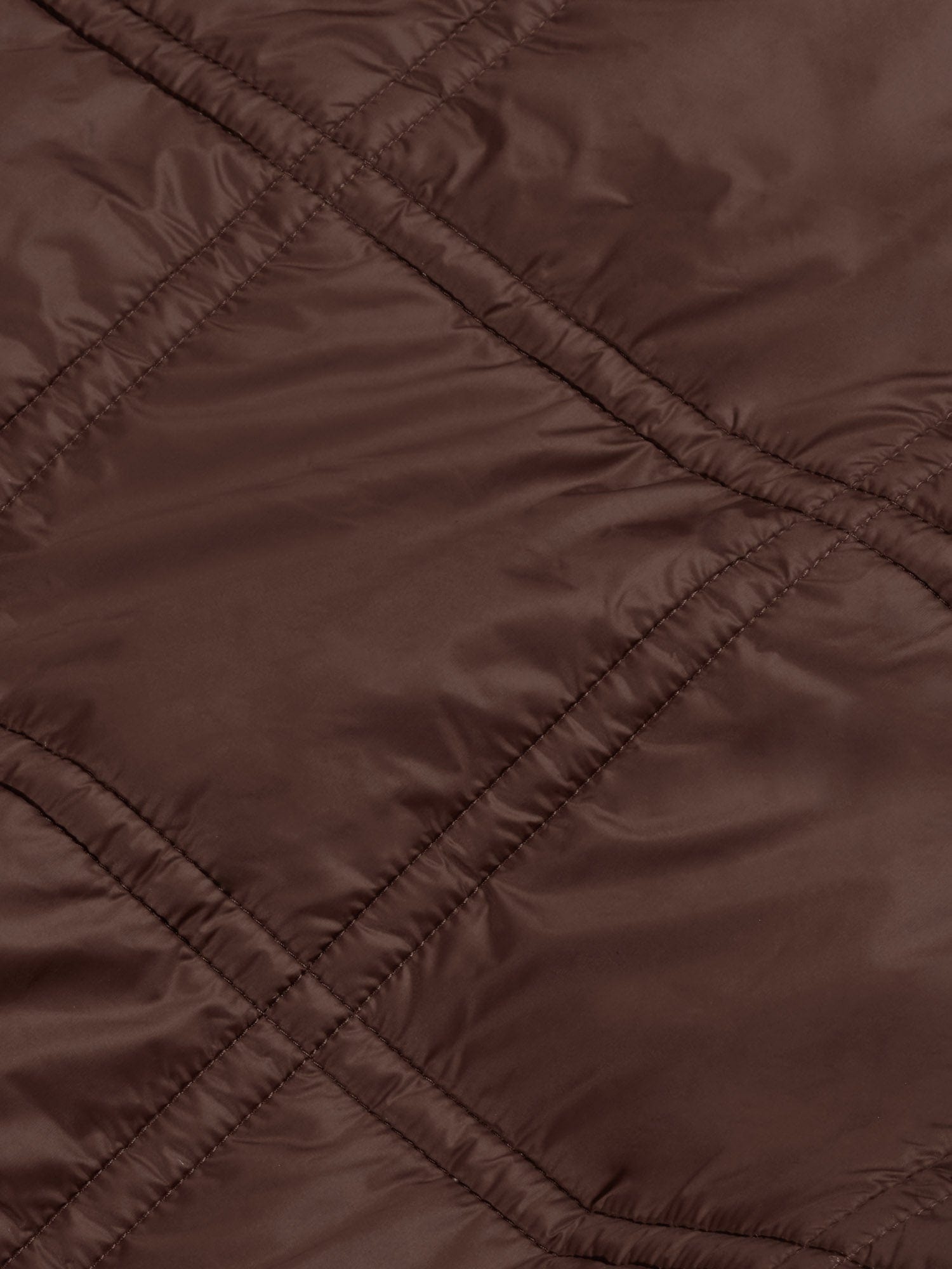 Mens Flower-Warmth Quilted Gilet - Chestnut Brown - 5