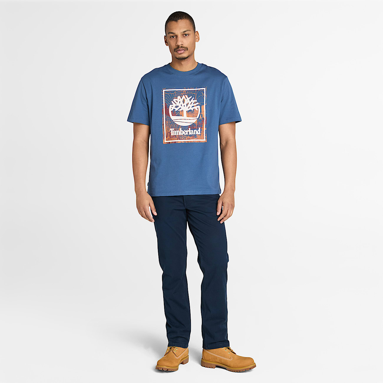 Men's Front Seasonal Stack Logo Graphic T-Shirt - 3