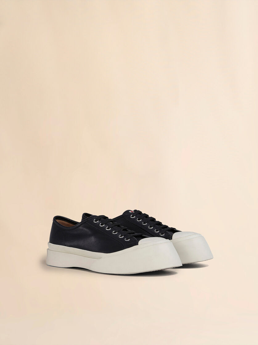 BLACK NAPPA LEATHER PABLO SNEAKER - 2