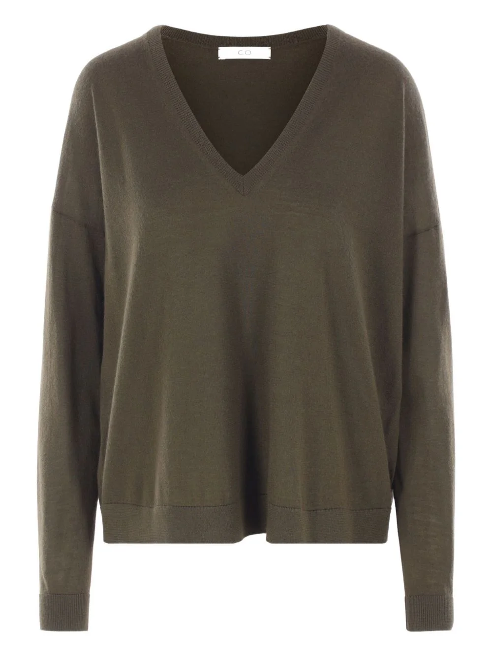 V-neck cashmere sweater - 1
