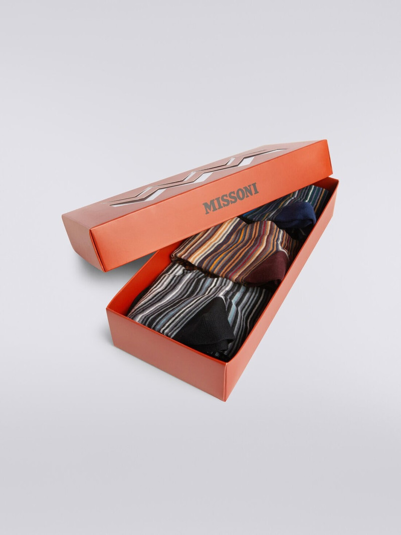 Missoni Set of three cotton blend socks outlook