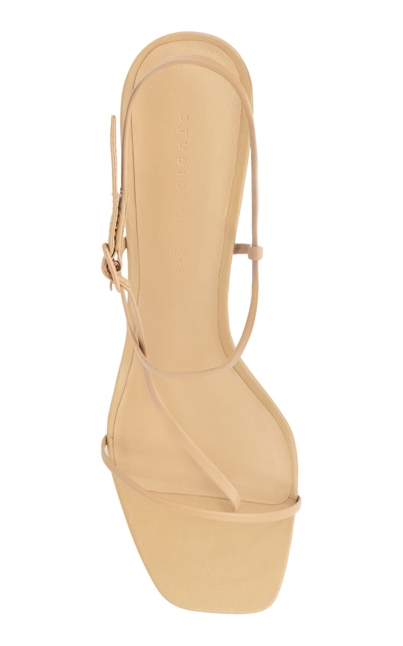 Studio Amelia Leather Heels nude outlook