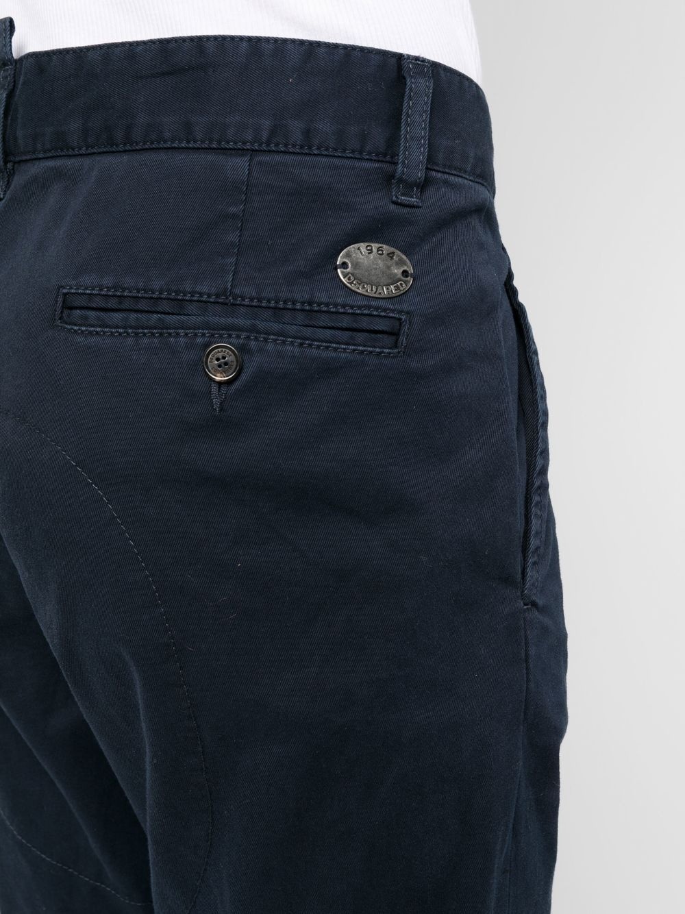 mid-rise tapered trousers - 5