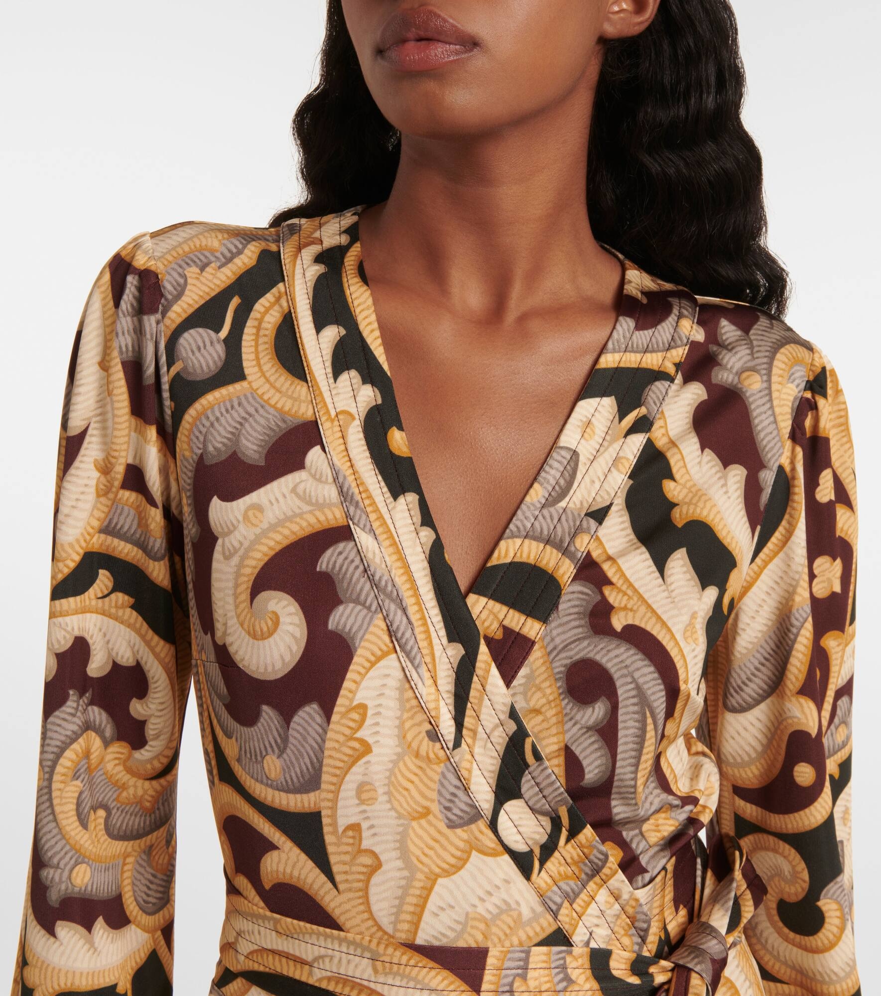 Printed midi dress - 4