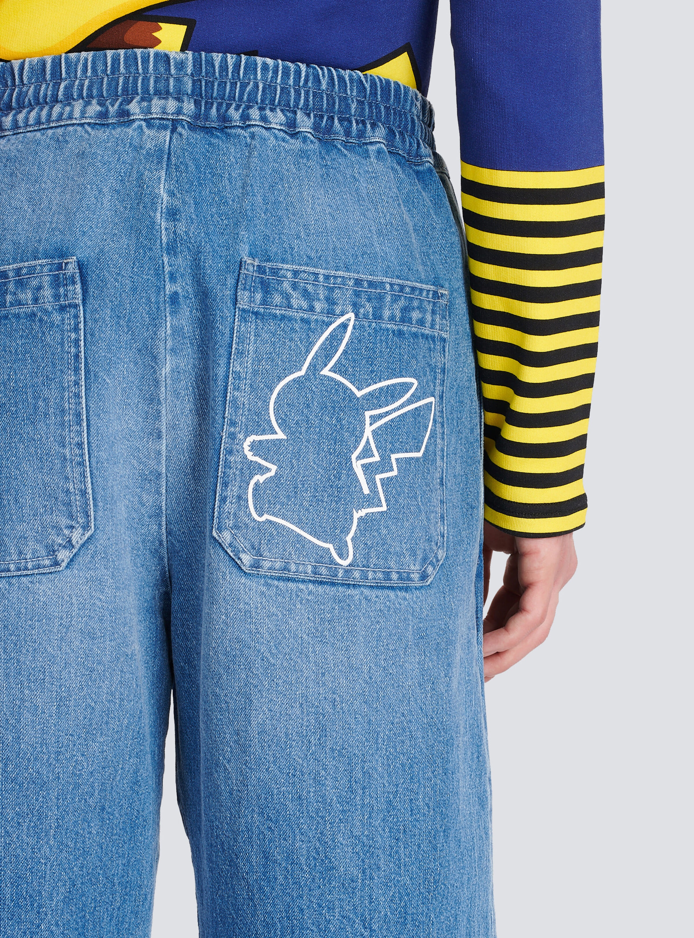 Unisex - Nylon cargo jeans - 8